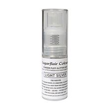 Picture of SUGARFLAIR POWDER PUFF GLITTER DUST LIGHT SILVER 10G